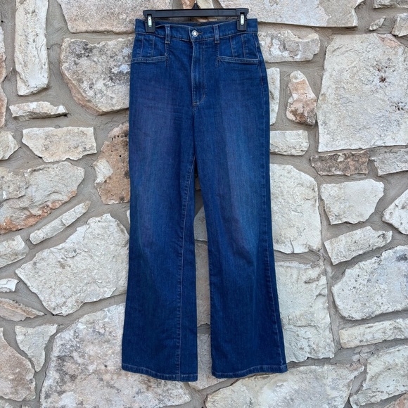 Favorite Daughter Denim - Favorite daughter THE JORDIE SUPER HIGH RISE WIDE LEG jeans size 26